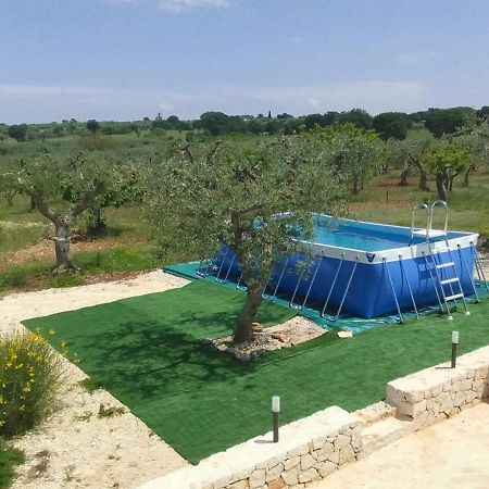 アルベロベッロTrullo Dell' Edera Con Piscina Privataアパートメント エクステリア 写真