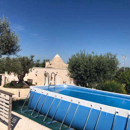 アルベロベッロTrullo Dell' Edera Con Piscina Privataアパートメント エクステリア 写真