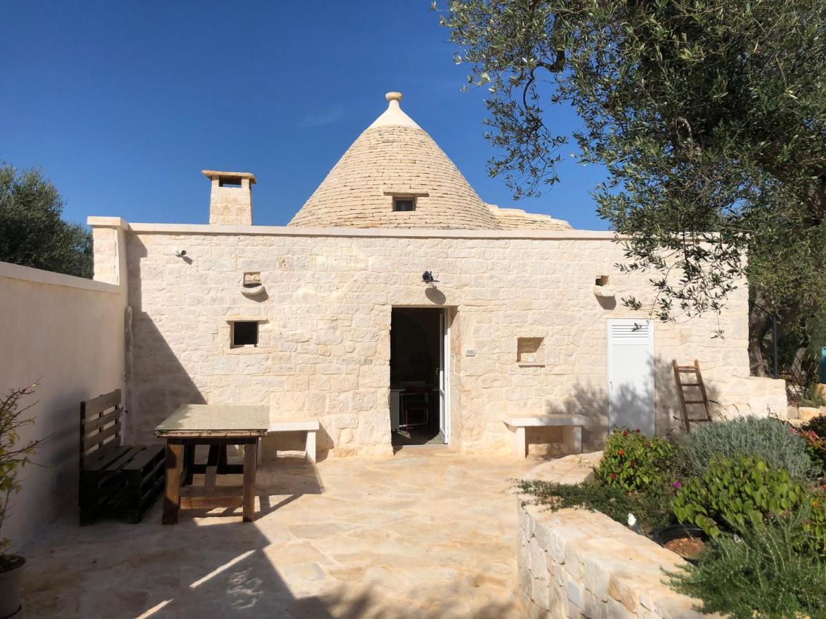 アルベロベッロTrullo Dell' Edera Con Piscina Privataアパートメント エクステリア 写真