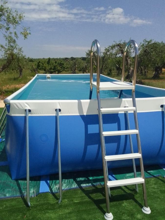 アルベロベッロTrullo Dell' Edera Con Piscina Privataアパートメント エクステリア 写真
