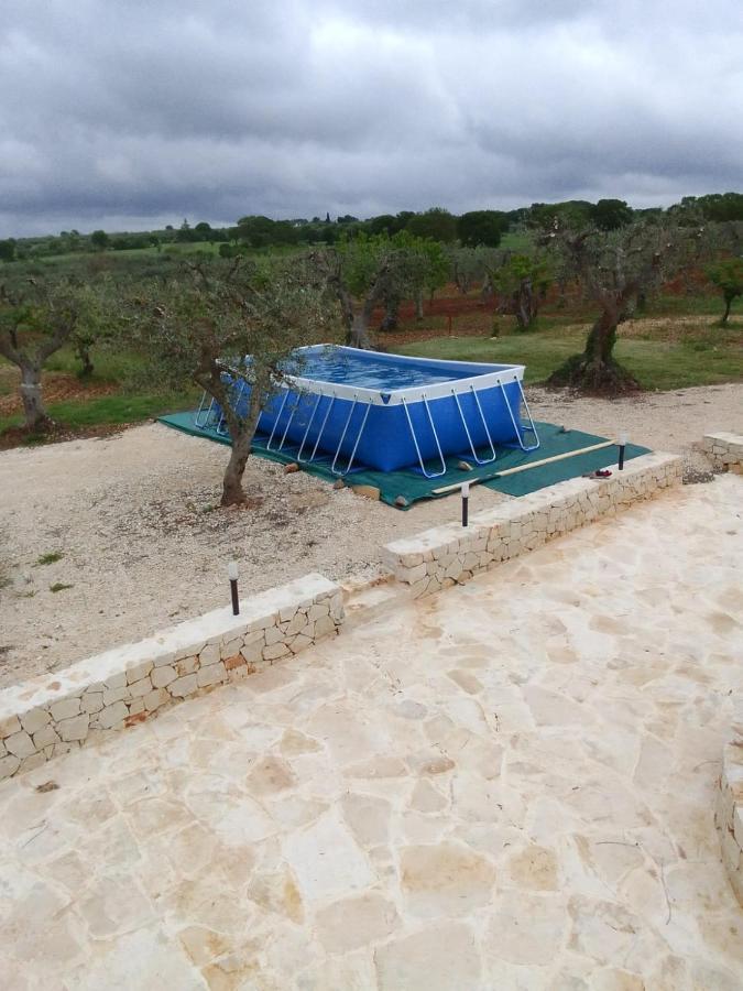 アルベロベッロTrullo Dell' Edera Con Piscina Privataアパートメント エクステリア 写真